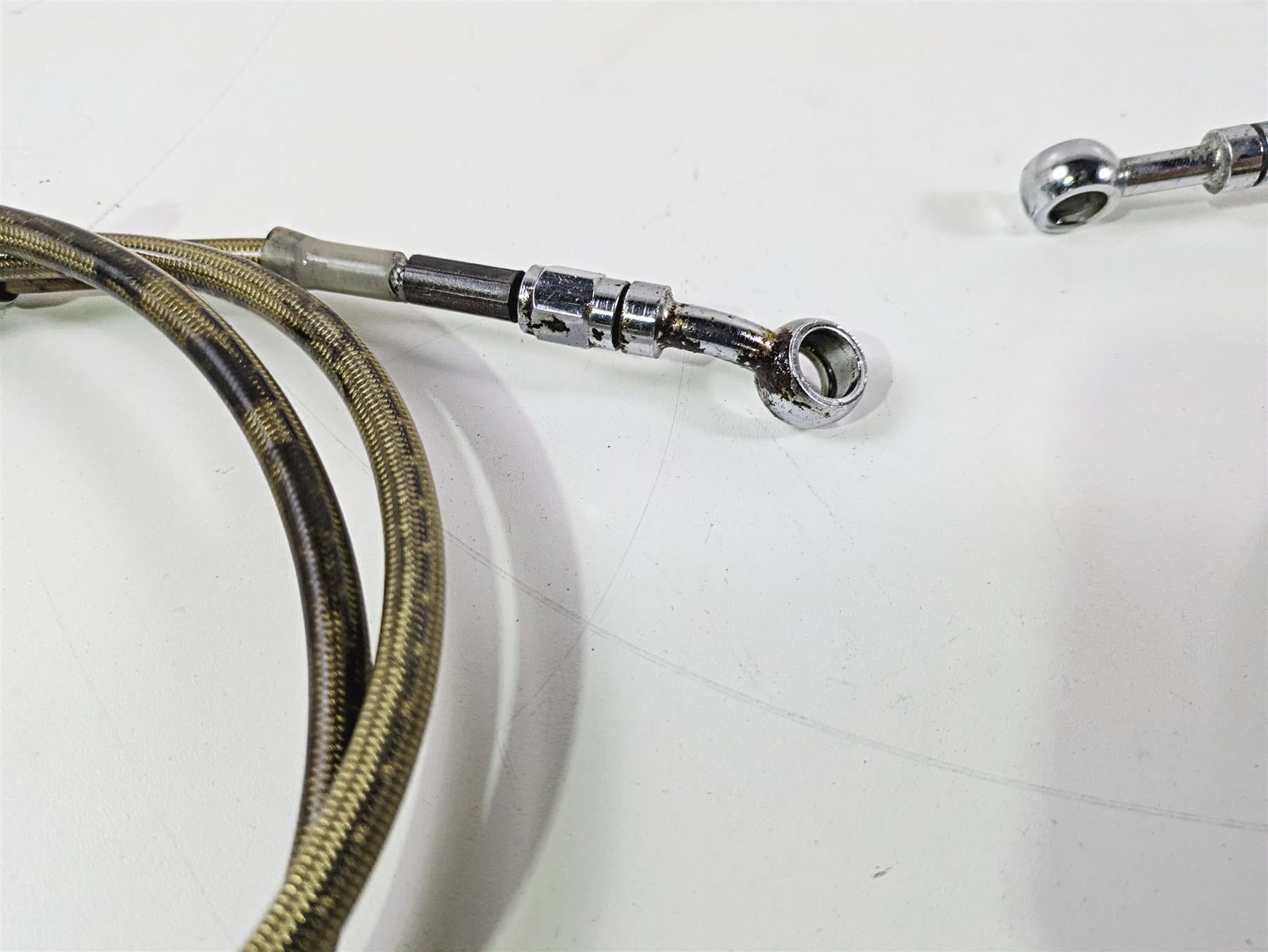 2002 Big Dog Pitbull Front Rear Brake Line Hose Tube Set 1234567 {{ shop.shopifyCountryName }} - Mototech271