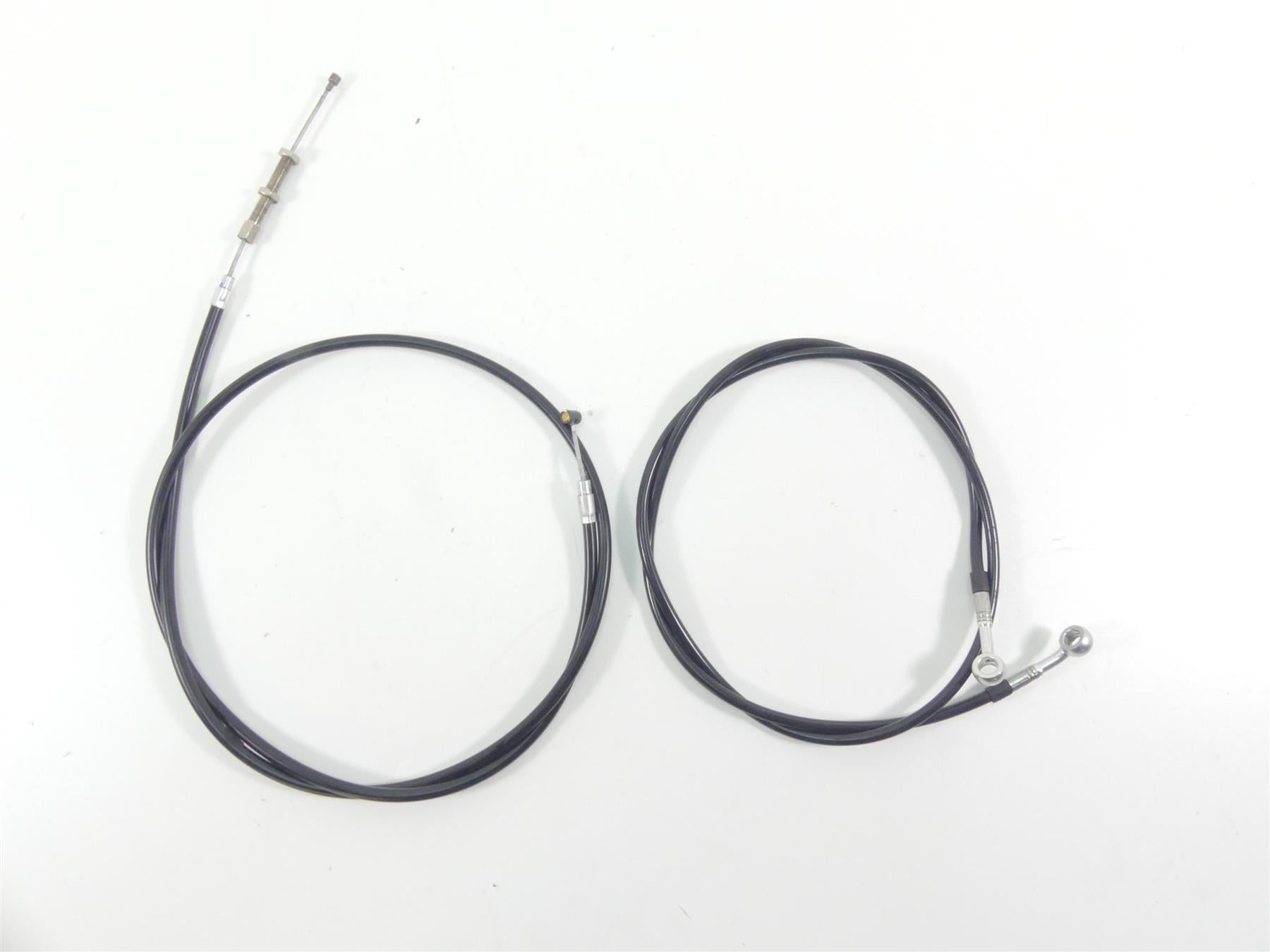 2002 Triumph Bonneville America 18" Ape hanger Bars Clutch & Brake Cable {{ shop.shopifyCountryName }} - Mototech271