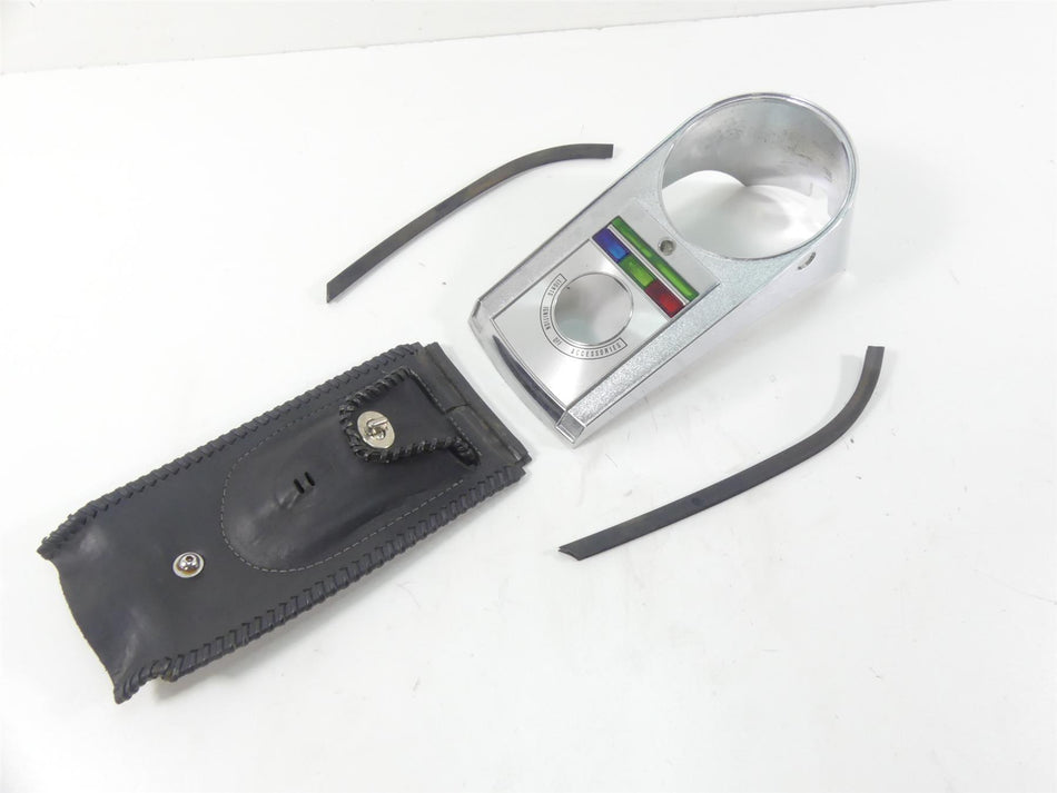 1993 Harley FXSTS Softail Springer Fuel Tank Dash Speedo Cover Panel 71241-91 {{ shop.shopifyCountryName }} - Mototech271