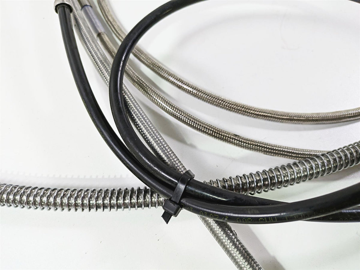 2010 Harley Touring FLHTK Electra Glide 12" Extended Front Abs Brake Line Set {{ shop.shopifyCountryName }} - Mototech271