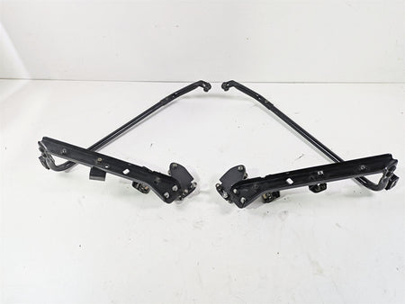 2001 Harley Touring FLHX Street Glide Rear Black Saddle Bag Rack Support Set {{ shop.shopifyCountryName }} - Mototech271