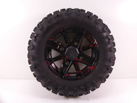 2016 Polaris Sportsman 850SP Front Left Wheel Rim 14x5.5 + CST Abuzz Tire 152210 {{ shop.shopifyCountryName }} - Mototech271