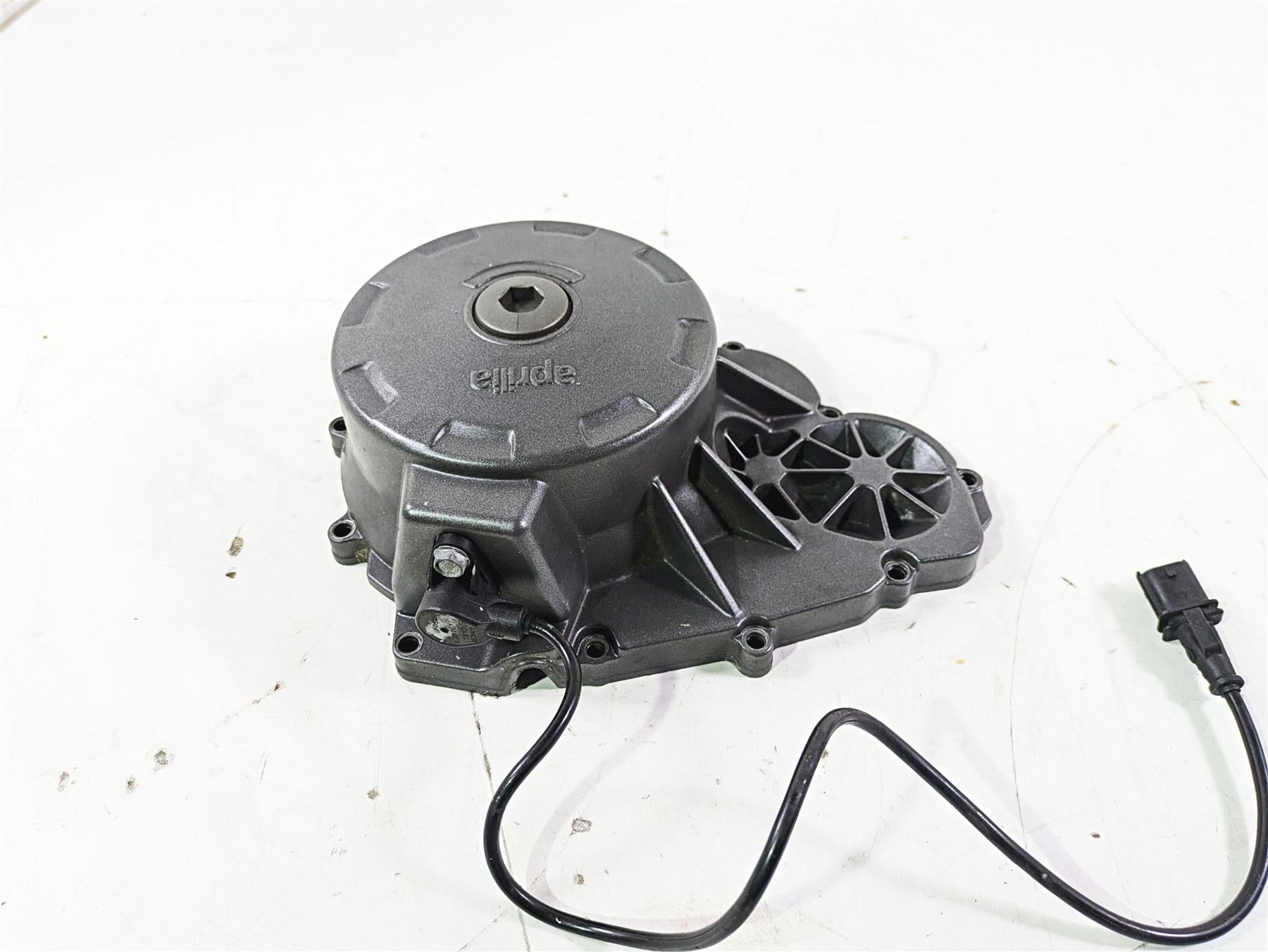 2008 Aprilia RSVR 1000 Factory Ignition Stator Generator Cover Cowl AP0610705 {{ shop.shopifyCountryName }} - Mototech271