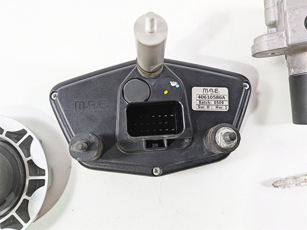 2009 Ducati Hypermotard 1100 S Speedometer Ignition Switch Key Lock Set 14K 40610586A-Mototech271