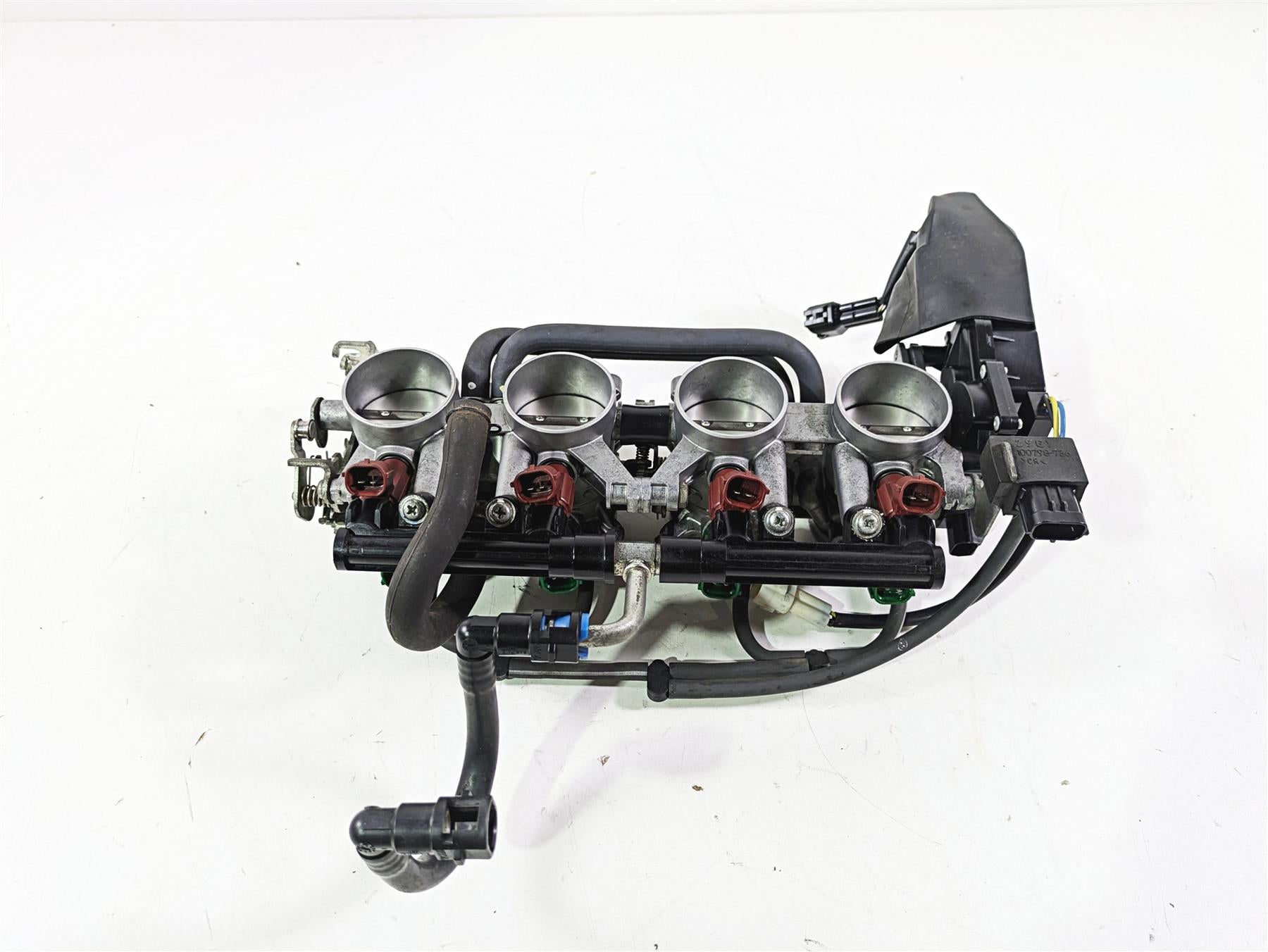 2008 Suzuki GSXR600 Mikuni Throttle Bodies Body Set 14K Tested 3406-37H01 {{ shop.shopifyCountryName }} - Mototech271