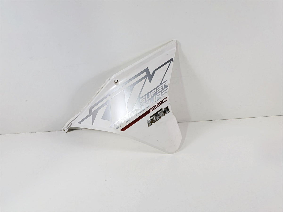 2016 KTM 1290 Super Adventure Right Tank Cover Fairing Cowl White 60408051000 {{ shop.shopifyCountryName }} - Mototech271