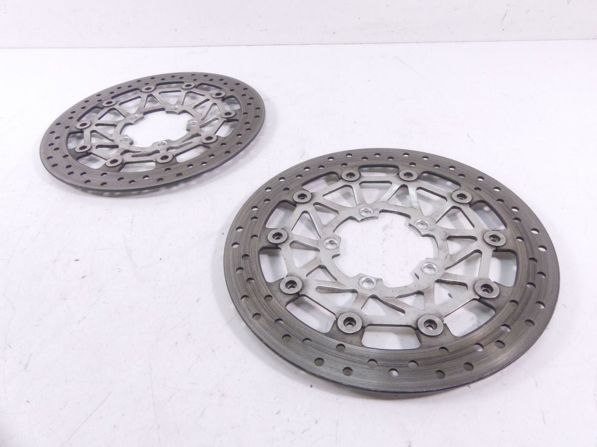 2009 Triumph Street Triple 675R Front Brake Disc Rotor Set T2021045 {{ shop.shopifyCountryName }} - Mototech271