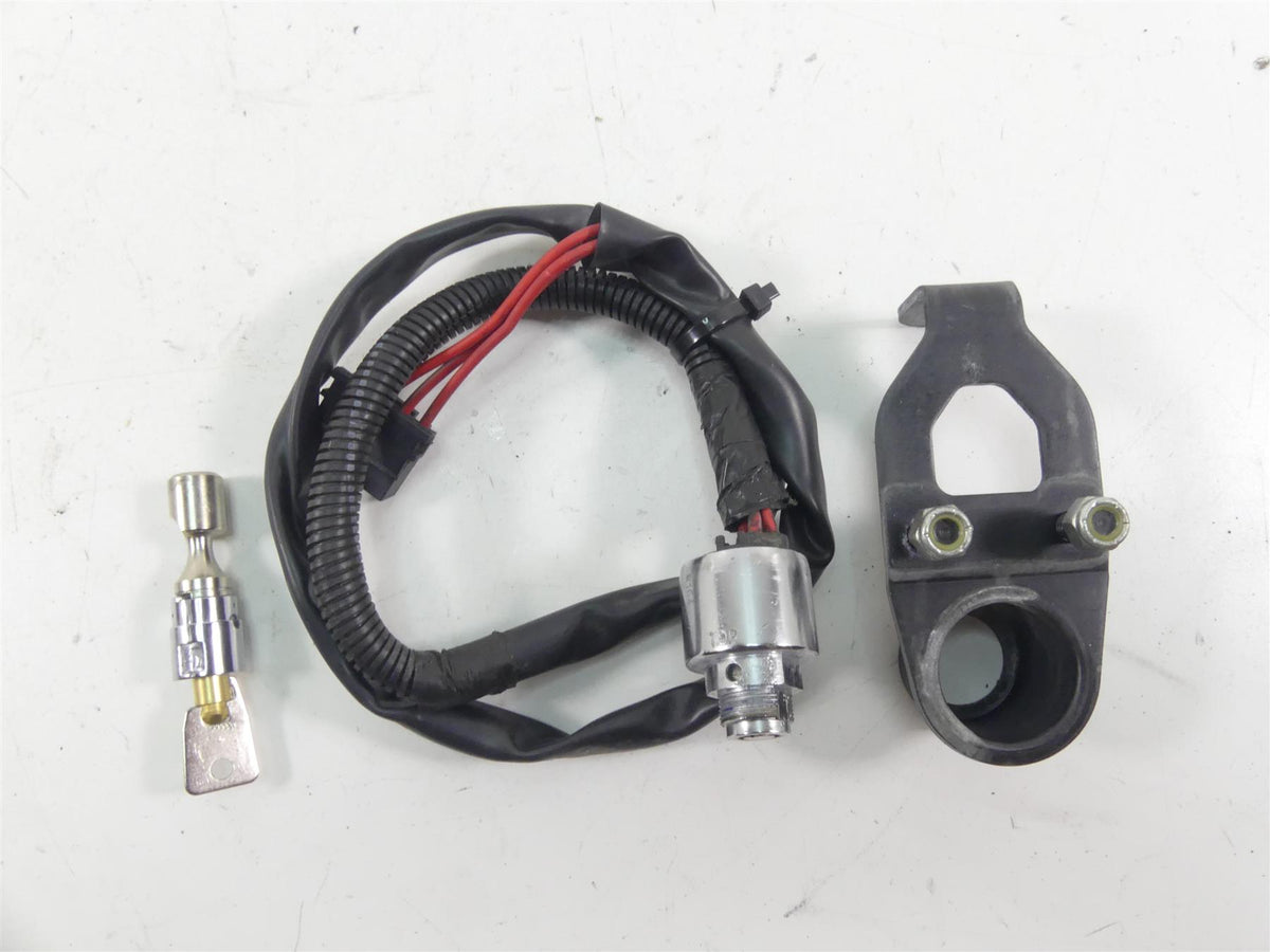 2008 Harley FXCWC Softail Rocker C Ignition Switch Steering Key Lock Set 71792-08 {{ shop.shopifyCountryName }} - Mototech271
