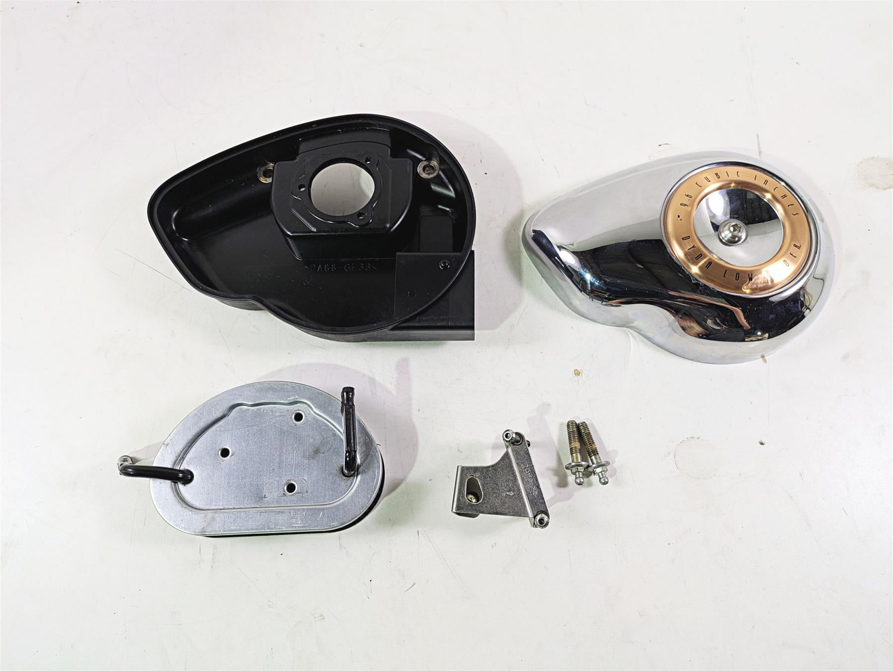 2008 Harley FXDL Dyna Low Rider 105TH Air Cleaner Breather Filter Set 29182-08A {{ shop.shopifyCountryName }} - Mototech271
