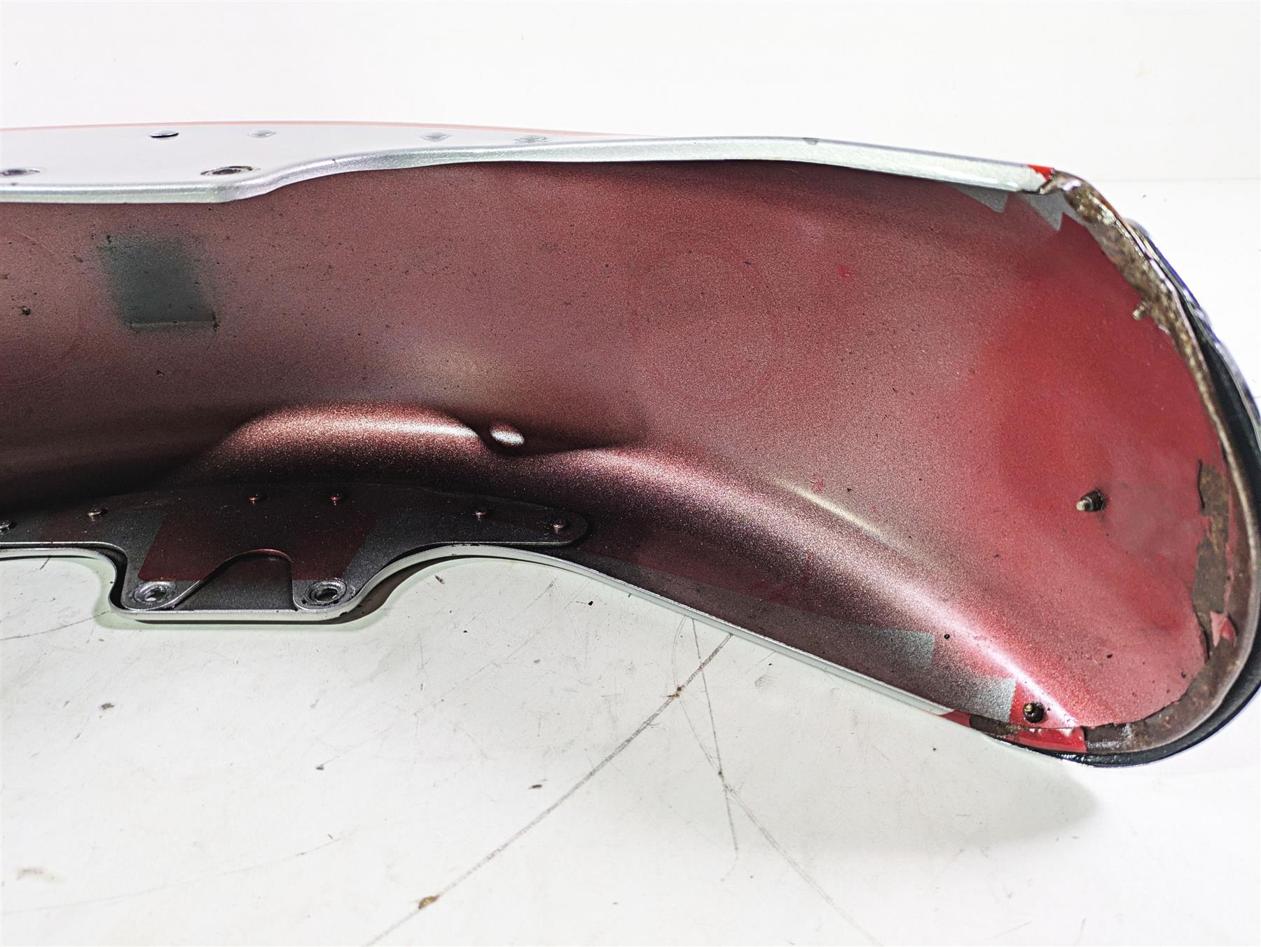 2004 Harley Softail FLSTF Fat Boy Front Fender Sierra Red - Bent 59139-00A {{ shop.shopifyCountryName }} - Mototech271