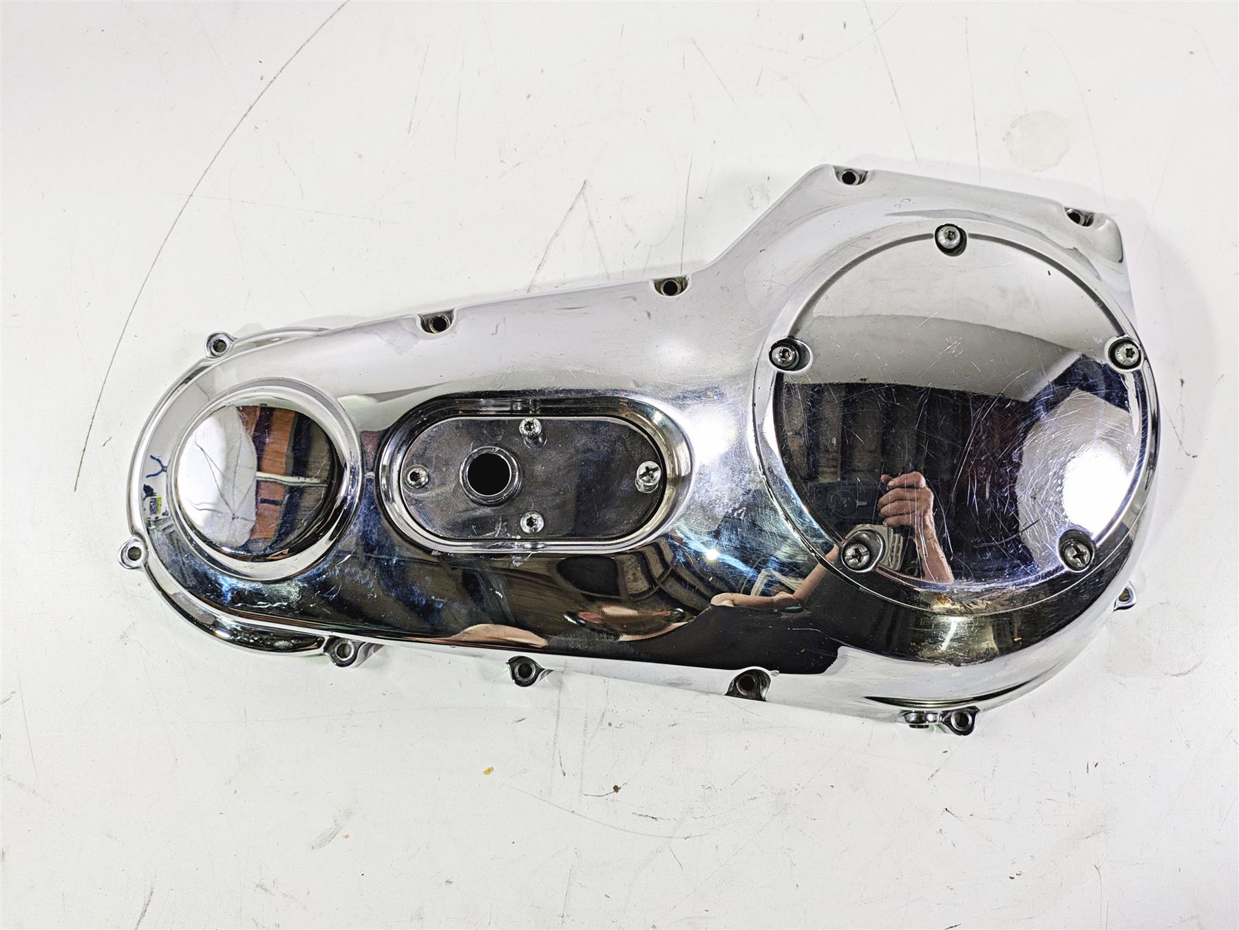 2002 Harley Dyna FXDL Low Rider Outer Primary Drive Clutch Cover 60506-99 {{ shop.shopifyCountryName }} - Mototech271