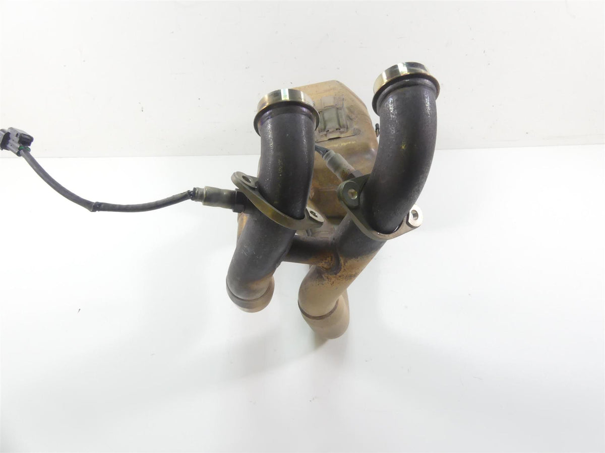 2021 Aprilia Tuono 660 RS 660 Oem Exhaust Header Chamber Manifold 2B005290 {{ shop.shopifyCountryName }} - Mototech271