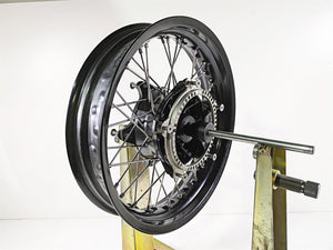 2014 BMW R nine T R9T K21 Front Wheel Rim Black Spoke 17x3.5 -Ding 36318546108