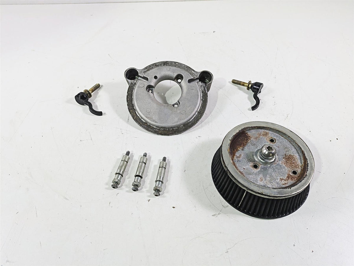 2008 Harley FLSTSB Cross Bones Air Cleaner Breather Filter Mount 29478-05A {{ shop.shopifyCountryName }} - Mototech271