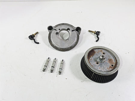 2008 Harley FLSTSB Cross Bones Air Cleaner Breather Filter Mount 29478-05A {{ shop.shopifyCountryName }} - Mototech271
