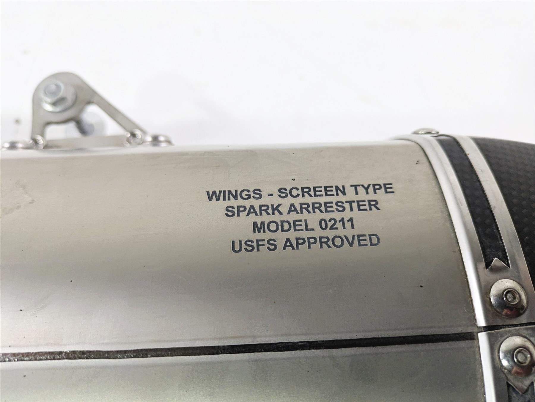 2022 KTM 1290 Super Adventure S Wings Titanium Exhaust Pipe Muffler Slip On 0211 {{ shop.shopifyCountryName }} - Mototech271