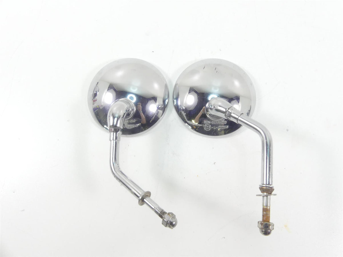 2002 Triumph Bonneville America Round Rear View Mirror Set T2066682 {{ shop.shopifyCountryName }} - Mototech271
