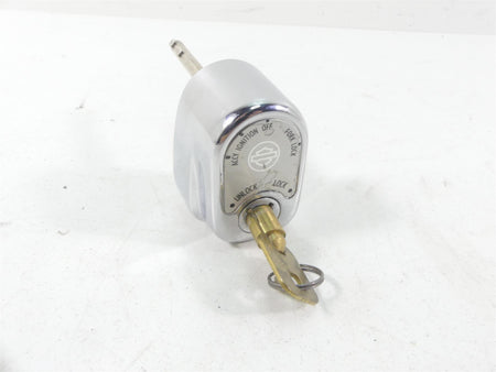 2016 Harley Touring FLTRX Road Glide Ignition Switch Chrome Knob + Key 71400017A {{ shop.shopifyCountryName }} - Mototech271