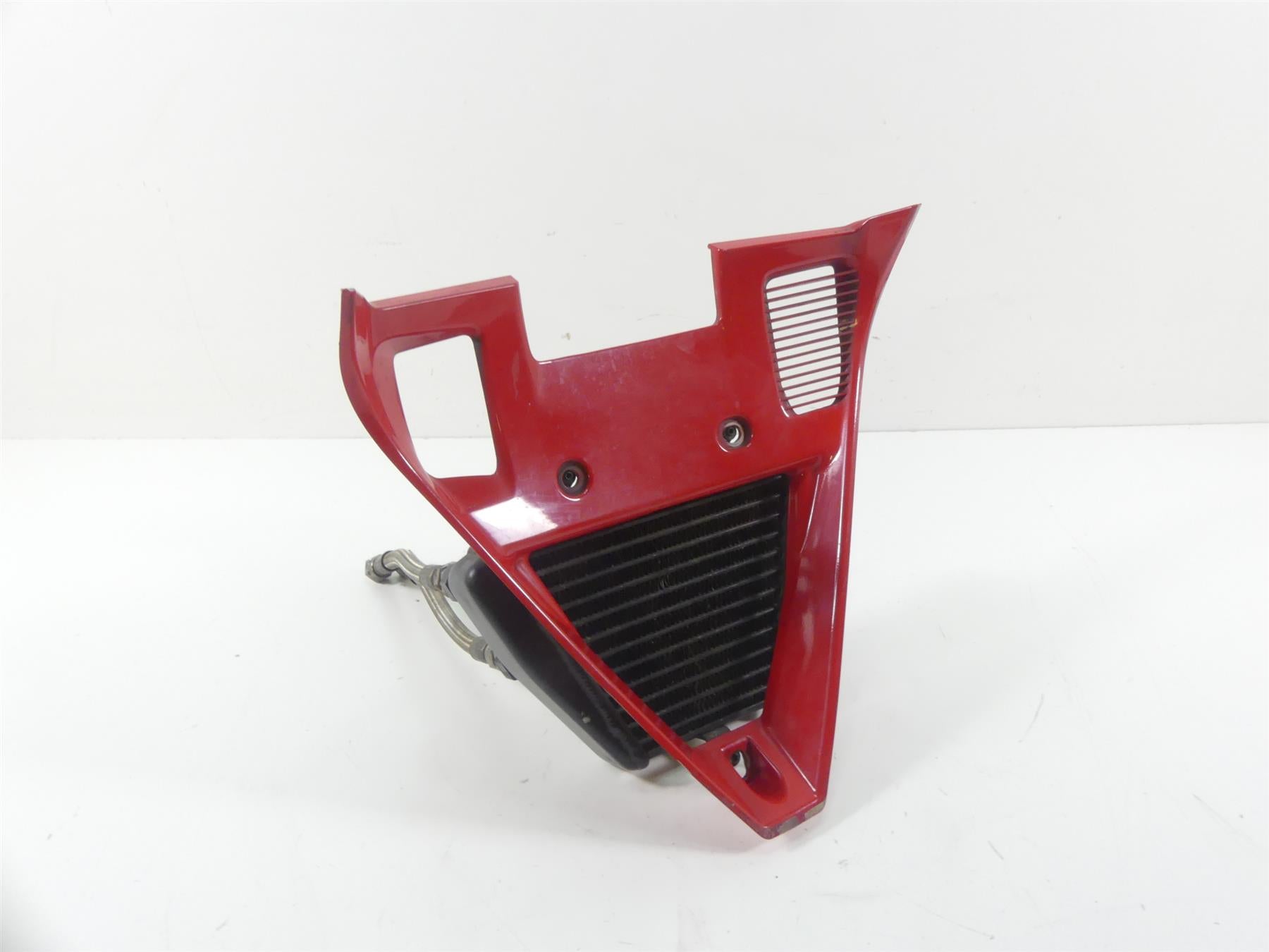 2008 Ducati 1098 S Oil Cooler Radiator + Lines Hoses & Cover 54840781A 43220