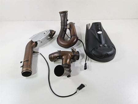 2019 Ducati 959 Panigale Stock Exhaust Header & Heat Shield Set 57014452A {{ shop.shopifyCountryName }} - Mototech271
