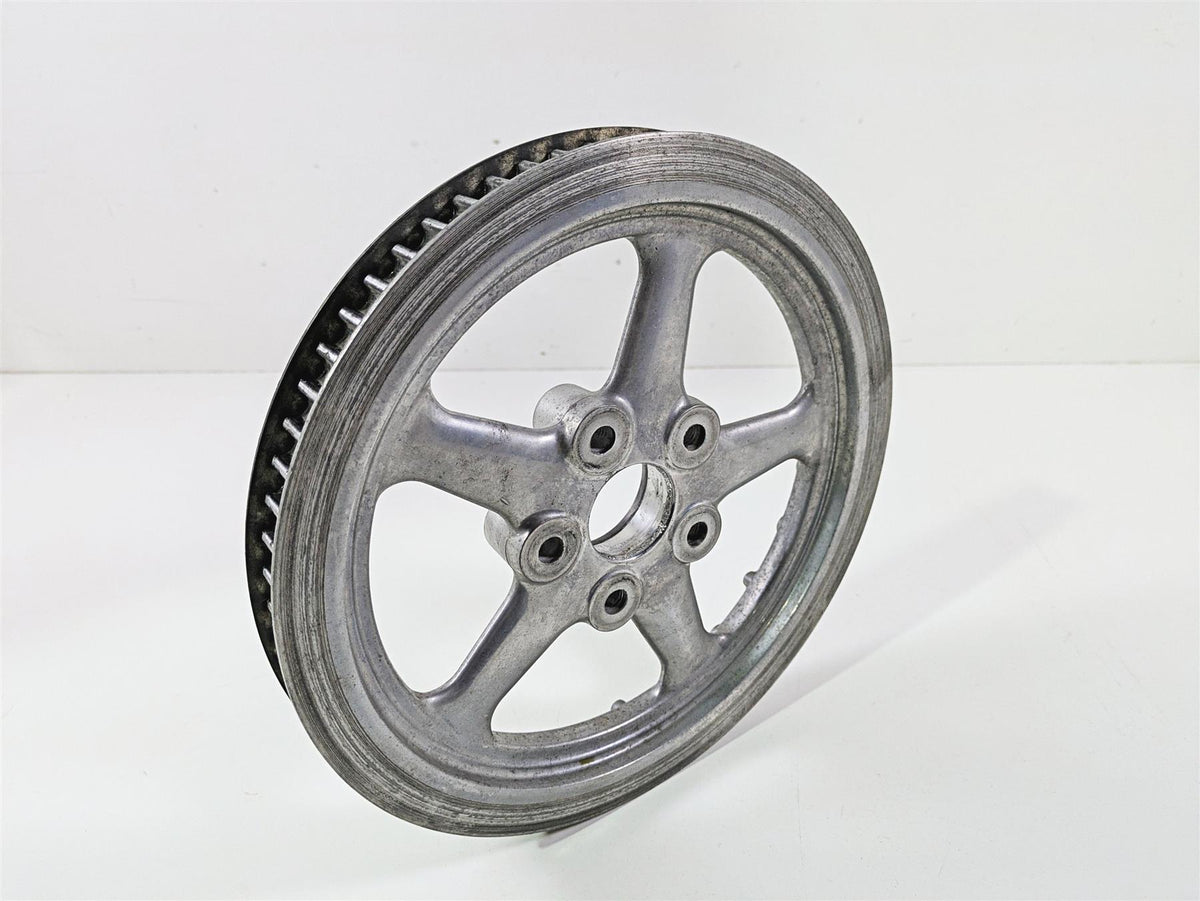 2008 Harley FXCWC Softail Rocker Rear Drive Belt Pulley 66T 1" 40585-08 {{ shop.shopifyCountryName }} - Mototech271