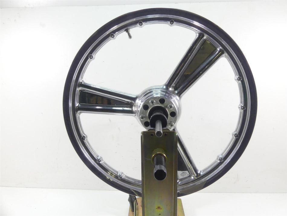 2004 Harley Softail FXSTD SE CVO Deuce Front Chrome Wheel Rim 21x2.15 44624-03 {{ shop.shopifyCountryName }} - Mototech271