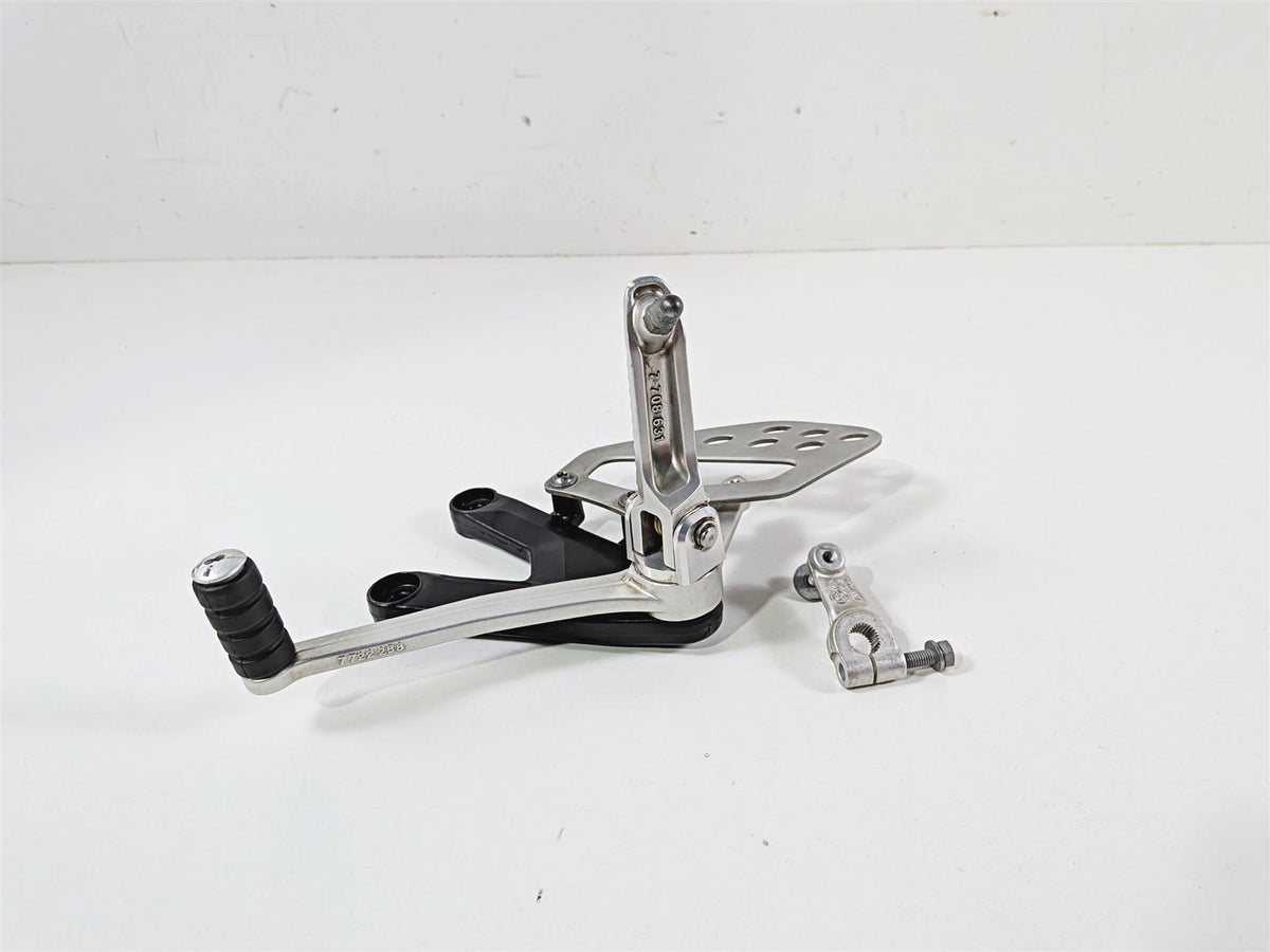 2014 BMW S1000RR K46 Left Front Foot Peg Set & Shifter Shift Lever 46717708573 {{ shop.shopifyCountryName }} - Mototech271