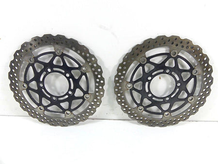 2010 Kawasaki ZX1400 ZX14 R Ninja Front Brake Rotor Disc Set 41080-0102-5C {{ shop.shopifyCountryName }} - Mototech271