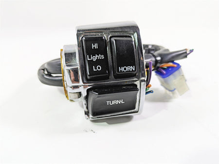 2002 Indian Spirit Deluxe Left Hand Control Switch Horn Lights Turn 43-523 {{ shop.shopifyCountryName }} - Mototech271