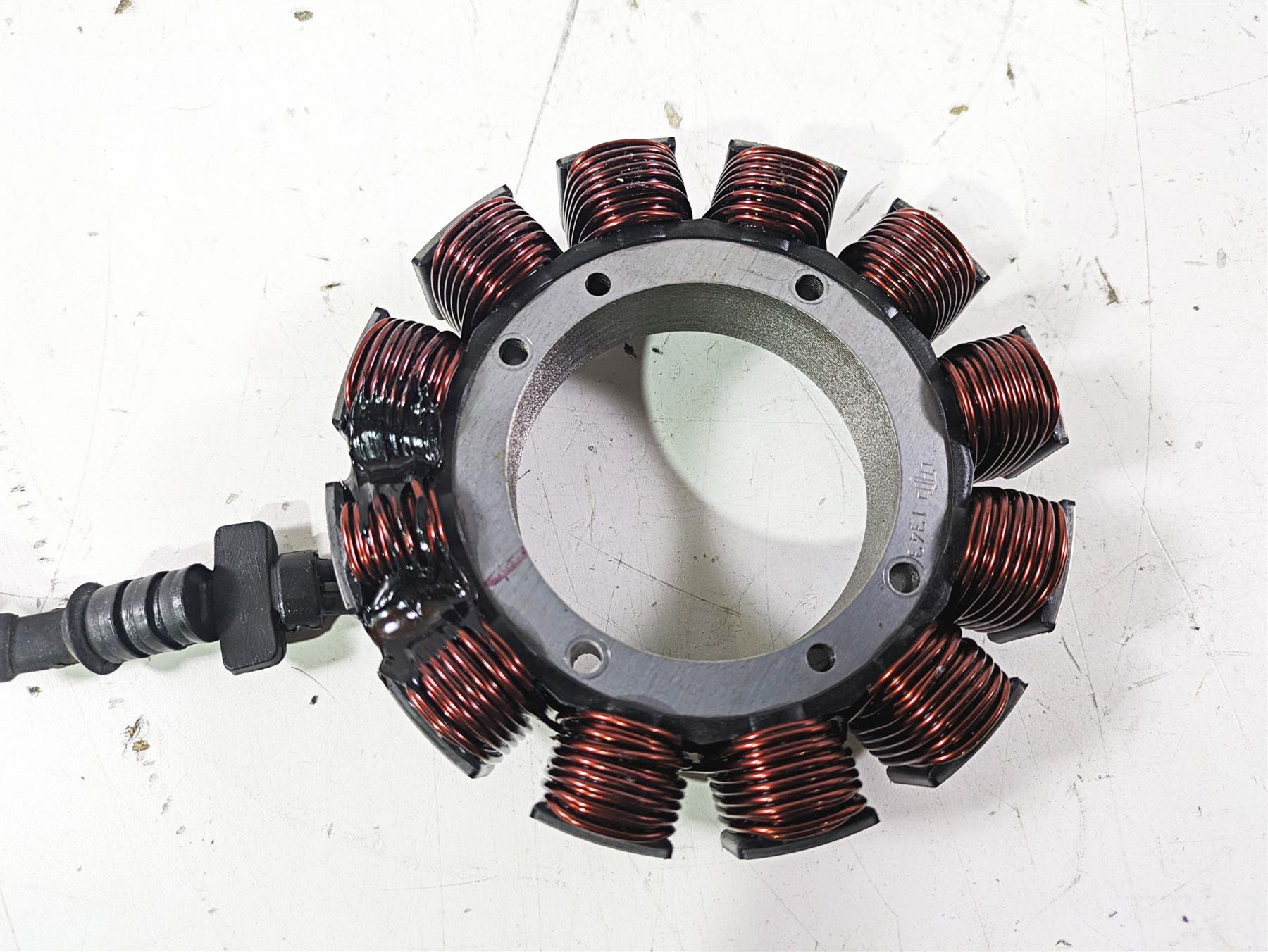 2003 Harley Touring FLHTCUI 100TH E-Glide Stator Alternator Generator 29987-02A {{ shop.shopifyCountryName }} - Mototech271