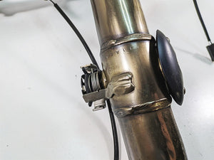2011 Ducati Hypermotard 1100 Evo SP Stock Exhaust Header&  Mid Pipe 57221571B