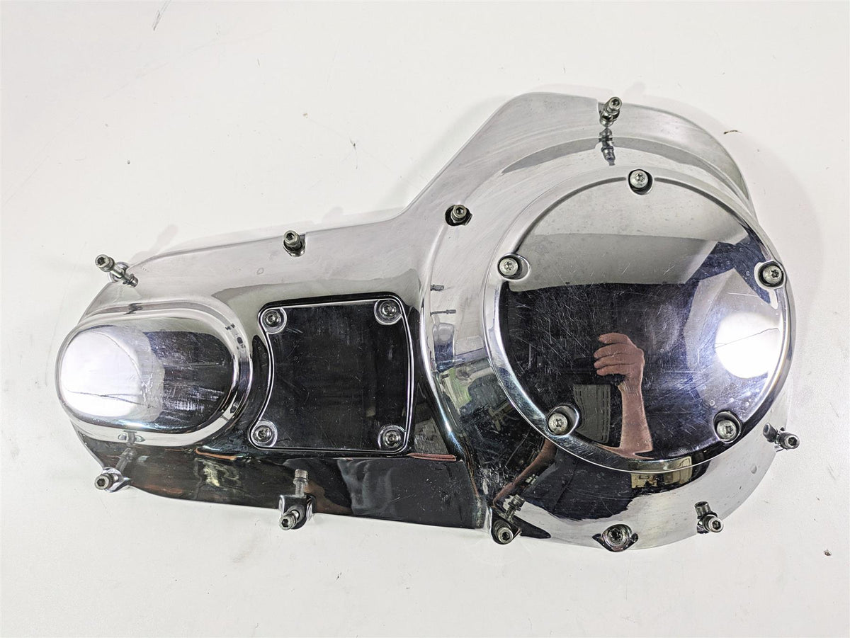 1999 Harley Touring FLHTCUI E-Glide Outer Primary Drive Clutch Cover 60685-99 {{ shop.shopifyCountryName }} - Mototech271