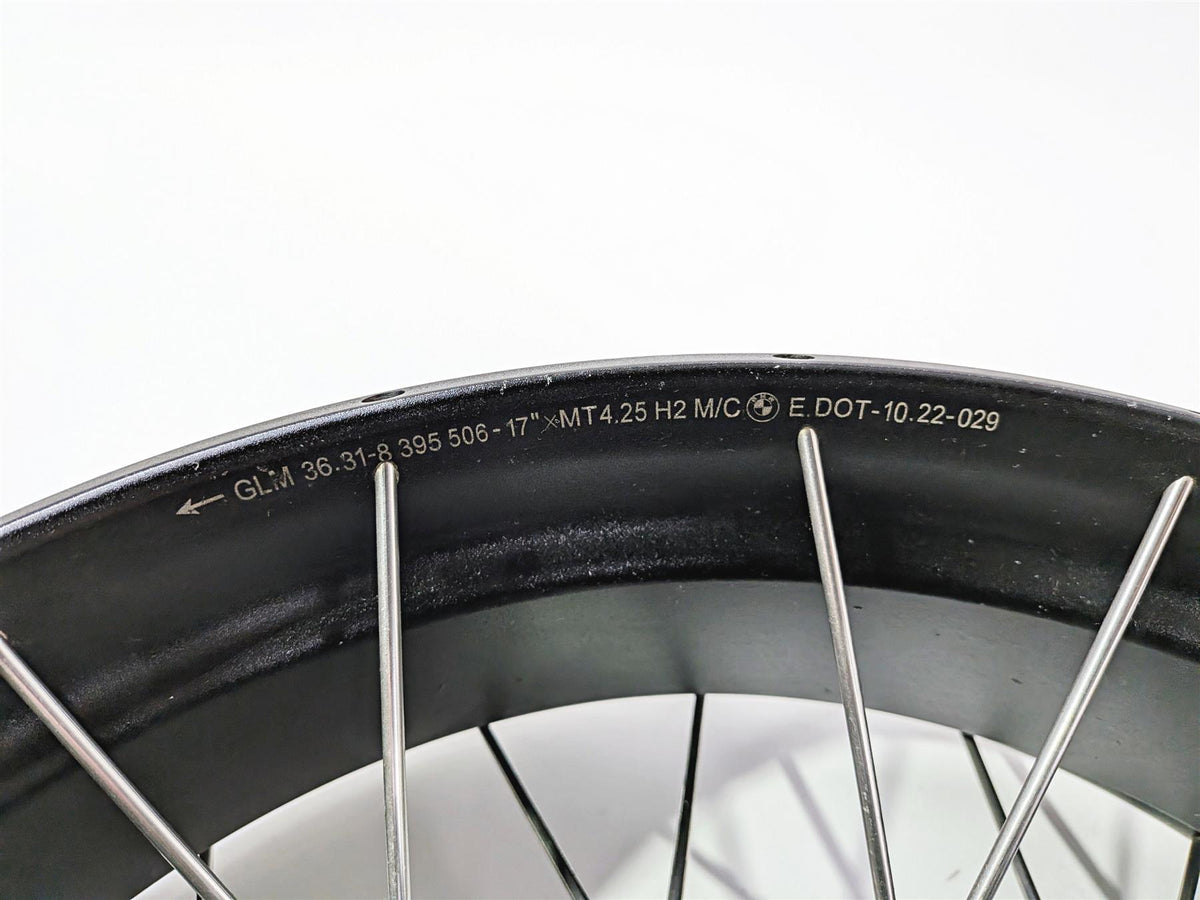 2023 BMW F850GS K81 Straight Rear Spoke Wheel Rim 17x4.25 36318395502 {{ shop.shopifyCountryName }} - Mototech271