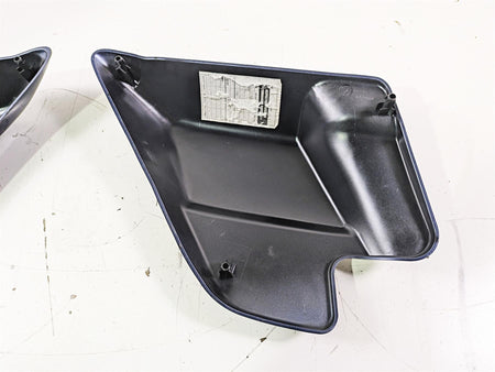 2003 Harley Touring FLHTCUI E-Glide 100th Side Cover Gunmetal Pearl Set 66250-97 {{ shop.shopifyCountryName }} - Mototech271