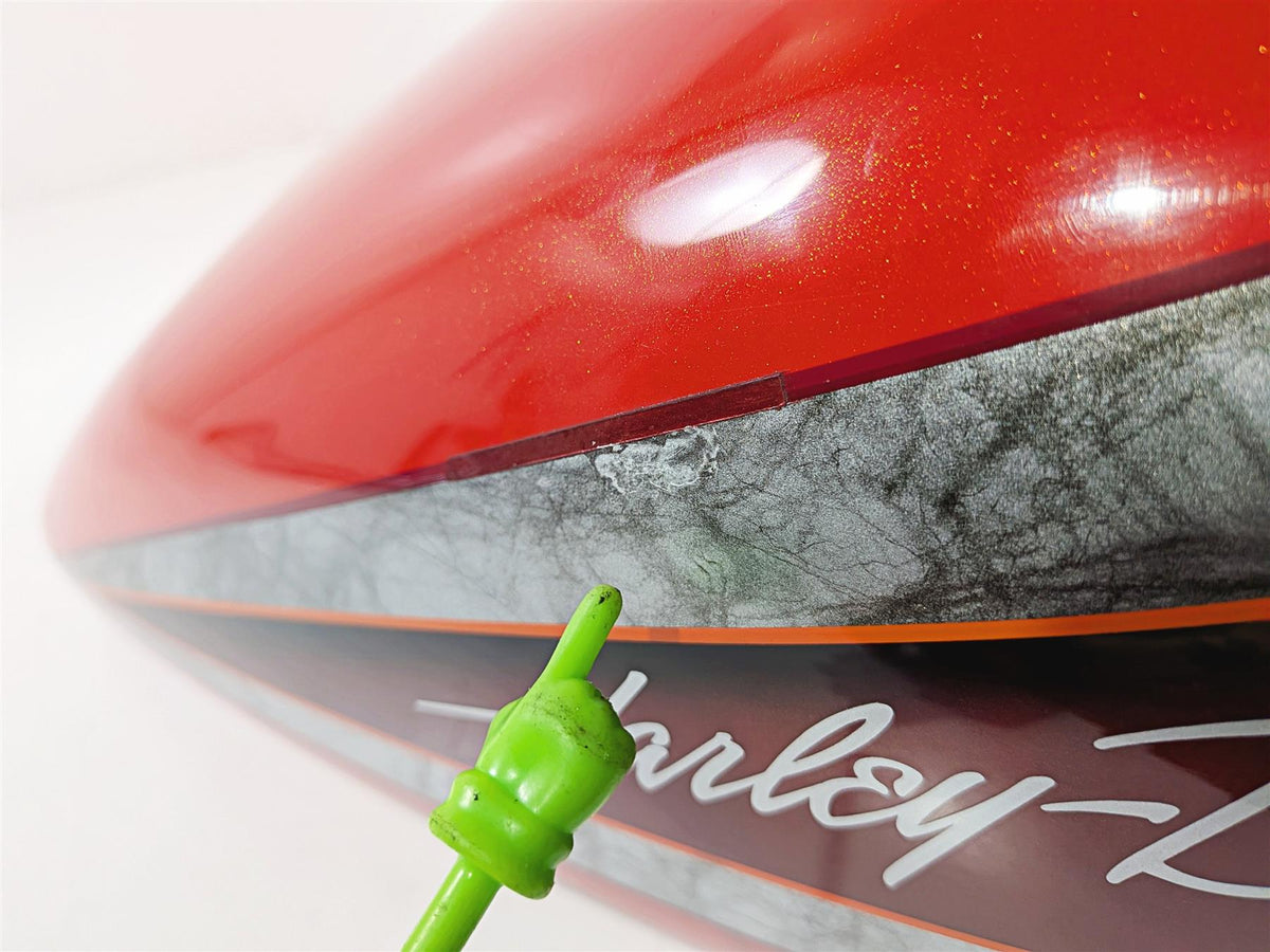 2008 Harley FXDSE CVO Dyna Fuel Gas Tank Scarlet Red Pearl Dark Crimson 61014-08-Mototech271