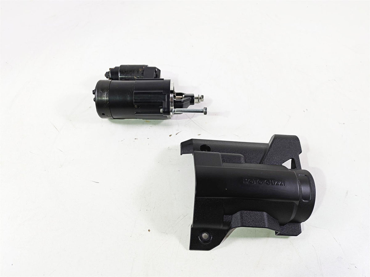 2016 Moto Guzzi Stelvio 1200 8V NTX Engine Starter Motor & Cover GU05730730 {{ shop.shopifyCountryName }} - Mototech271