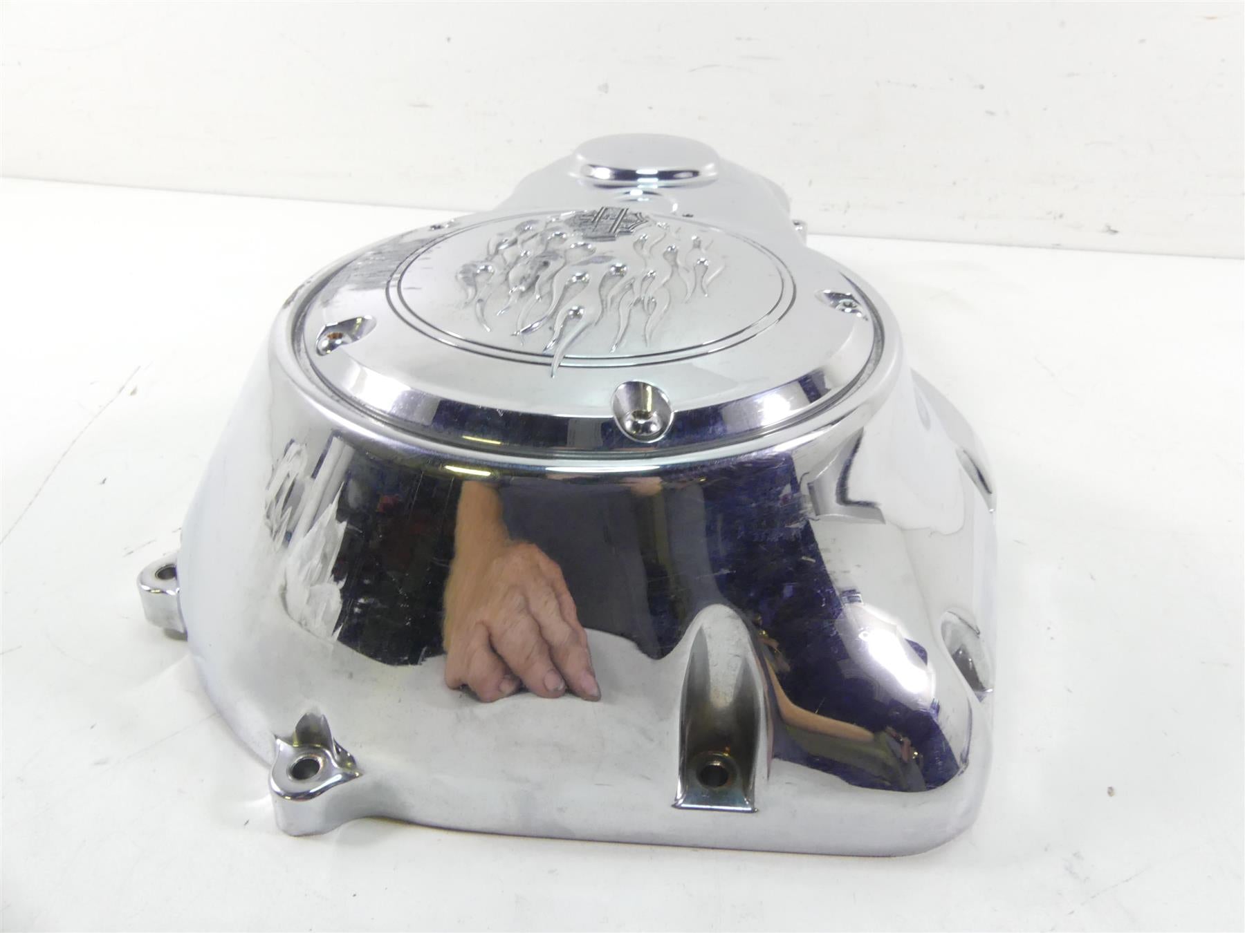 2009 Harley FXDL Dyna Low Rider Outer Primary Drive Clutch Cover 60761-06 {{ shop.shopifyCountryName }} - Mototech271