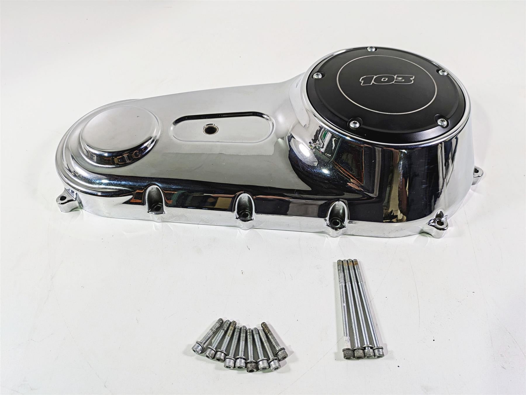 2014 Harley FXDL Dyna Low Rider Outer Primary Drive Clutch Cover Mid 60761-06A {{ shop.shopifyCountryName }} - Mototech271
