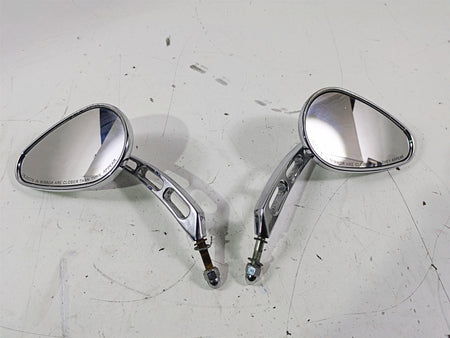 2007 Harley Touring FLHTCU SE CVO E-Glide Chrome Mirror Set - Pits 91951-07 {{ shop.shopifyCountryName }} - Mototech271