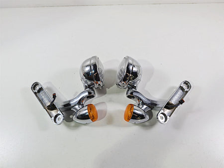 2014 Harley Touring FLHTK Electra Glide Front Spot Light Blinker Set 68000021 68000022-Mototech271