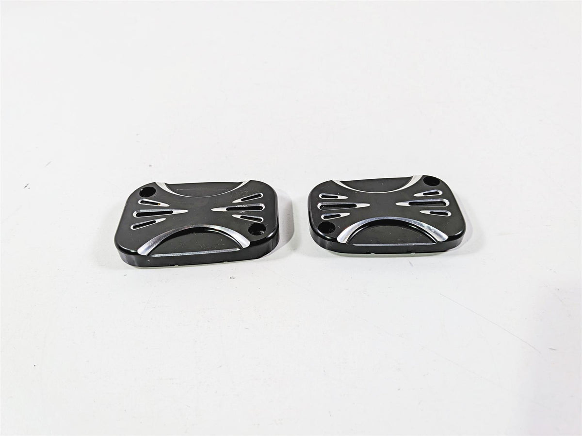2017 Harley Touring FLHXS Street Glide Arlen Ness Deep Cut Master Cylinder Cover Set {{ shop.shopifyCountryName }} - Mototech271