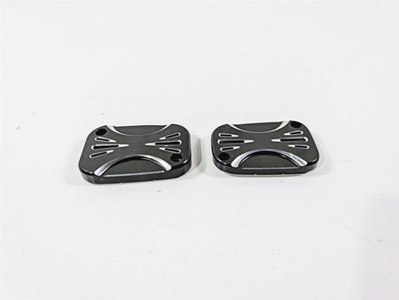 2017 Harley Touring FLHXS Street Glide Arlen Ness Deep Cut Master Cylinder Cover Set {{ shop.shopifyCountryName }} - Mototech271