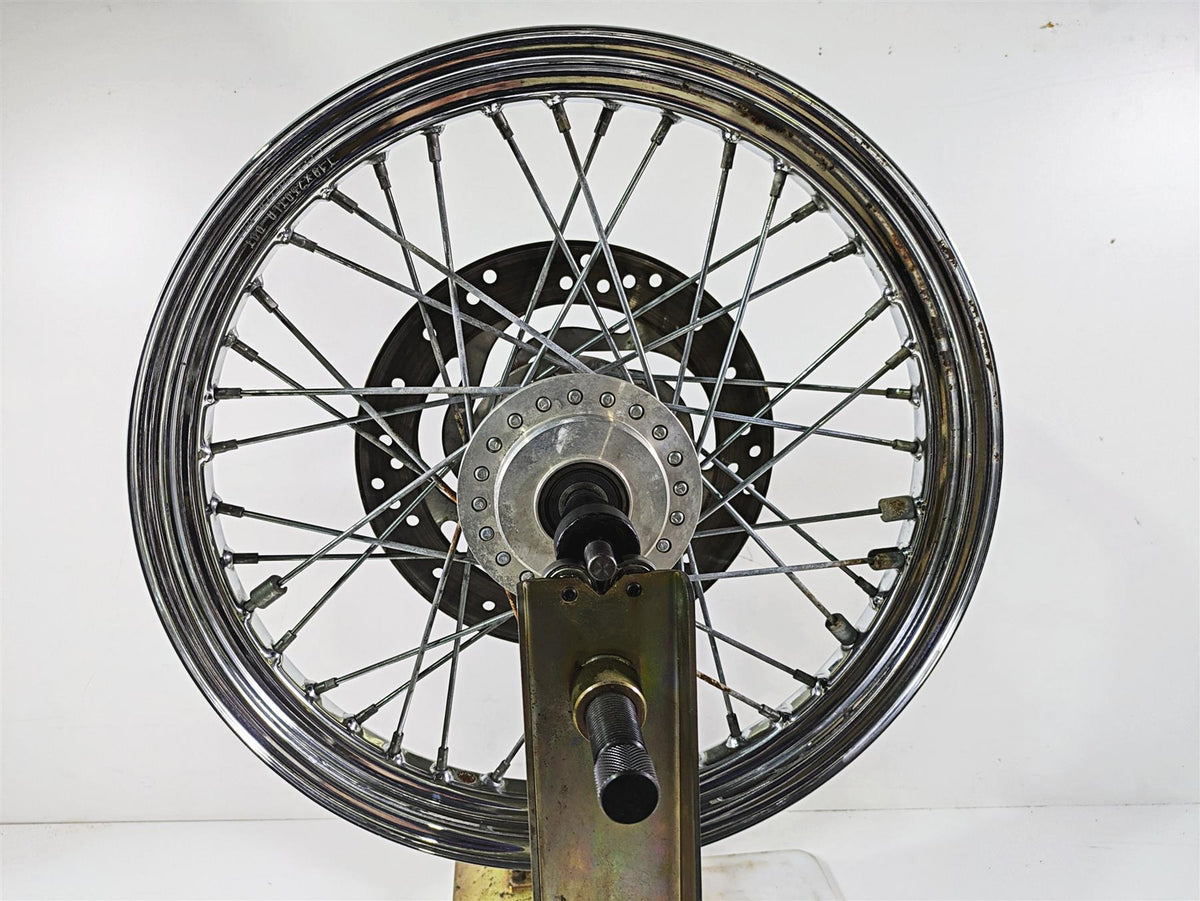 2003 Harley Dyna FXDL Low Rider 100TH Front Wheel Rim 19x2.5 Wobble 43105-05A {{ shop.shopifyCountryName }} - Mototech271
