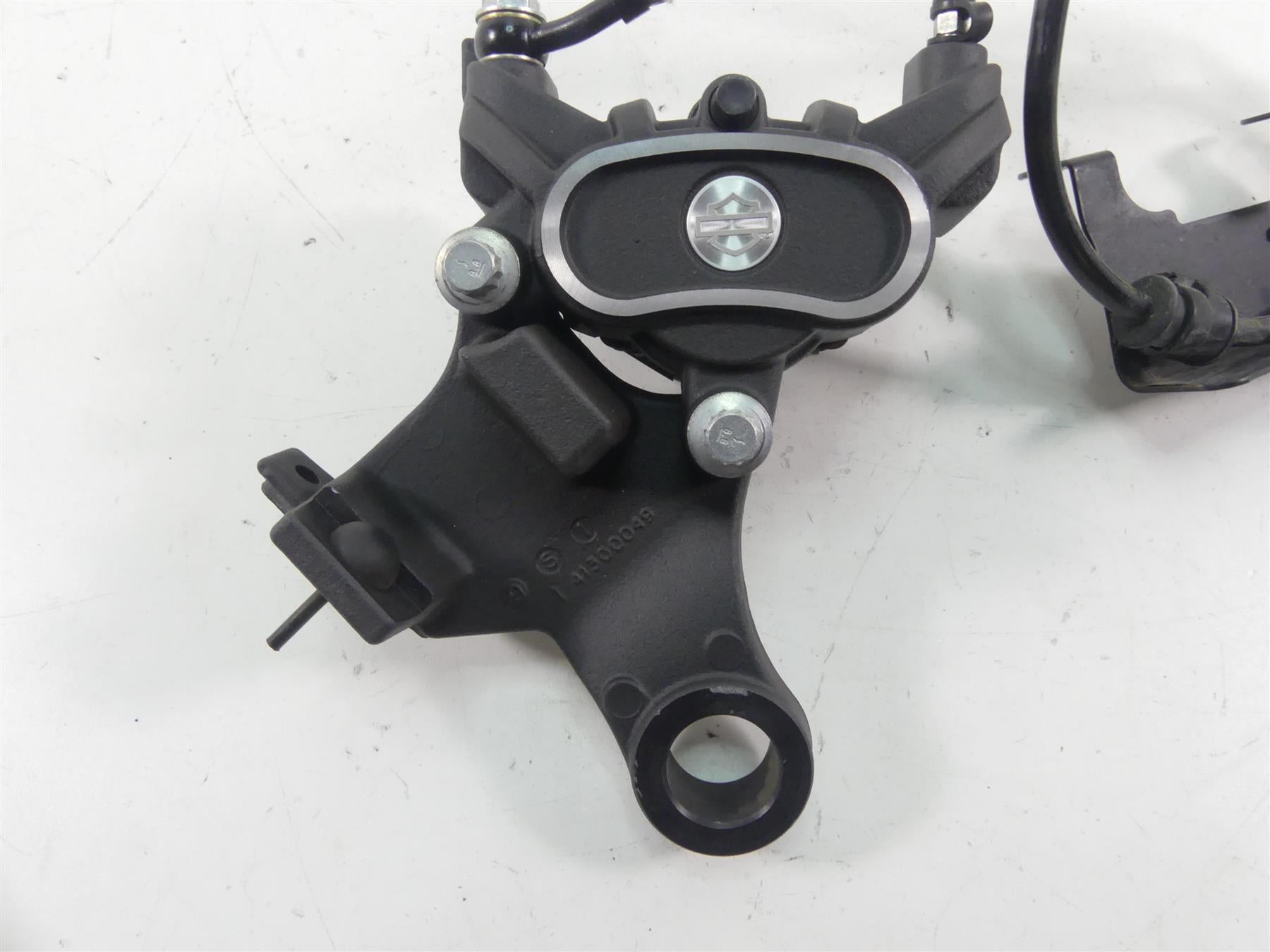 2020 Harley Sportster XL1200 NS Iron Rear Brake Caliper + Line & Mount 41300039 {{ shop.shopifyCountryName }} - Mototech271