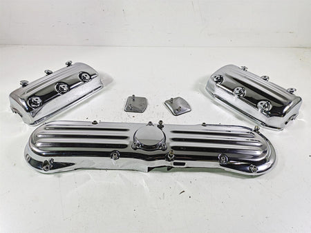 1998 Honda GL1500 Valkyrie Tour Chrome Cylinder Timing Cover Set 11511-MZ0-000 {{ shop.shopifyCountryName }} - Mototech271