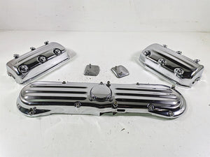 1998 Honda GL1500 Valkyrie Tour Chrome Cylinder Timing Cover Set 11511-MZ0-000