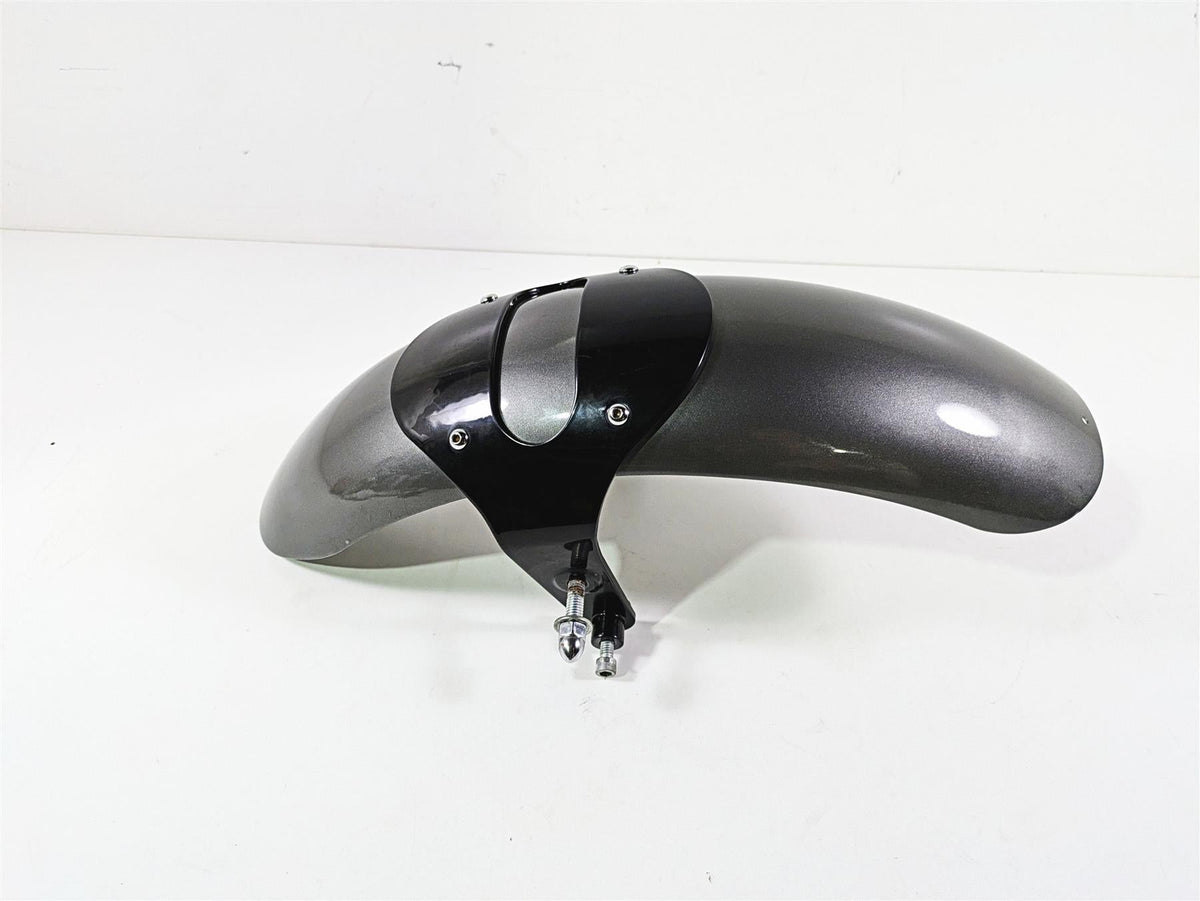 2009 Harley FLSTSB Cross Bones Front Fender Custom Silver Paint - Read 59495-08 {{ shop.shopifyCountryName }} - Mototech271