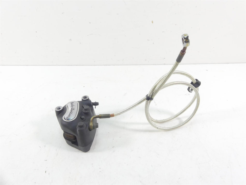 2002 Harley Softail FXSTDI Deuce Front Brake Caliper + Line 44046-00D {{ shop.shopifyCountryName }} - Mototech271