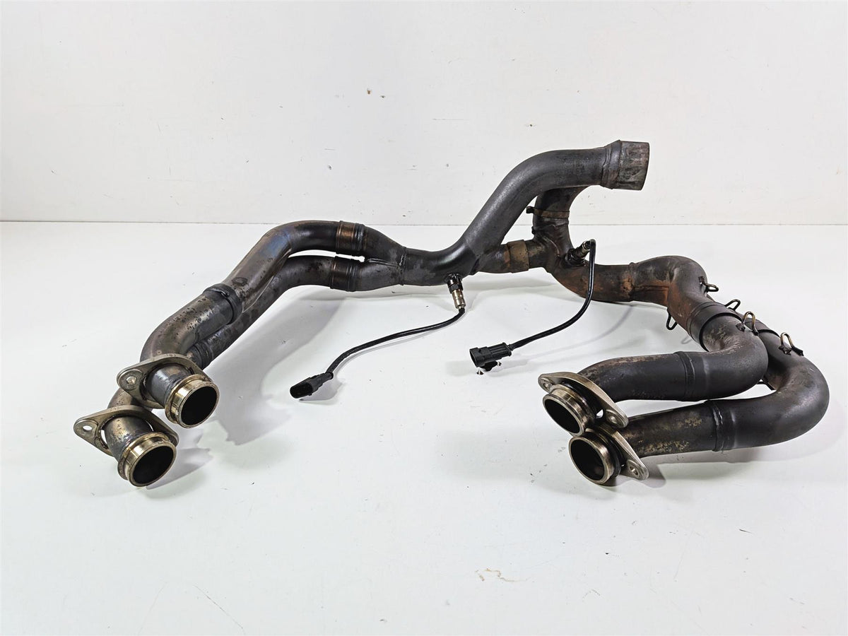 2018 Aprilia RSV4 RR Stock Exhaust Header Manifold Set 2B003106 {{ shop.shopifyCountryName }} - Mototech271