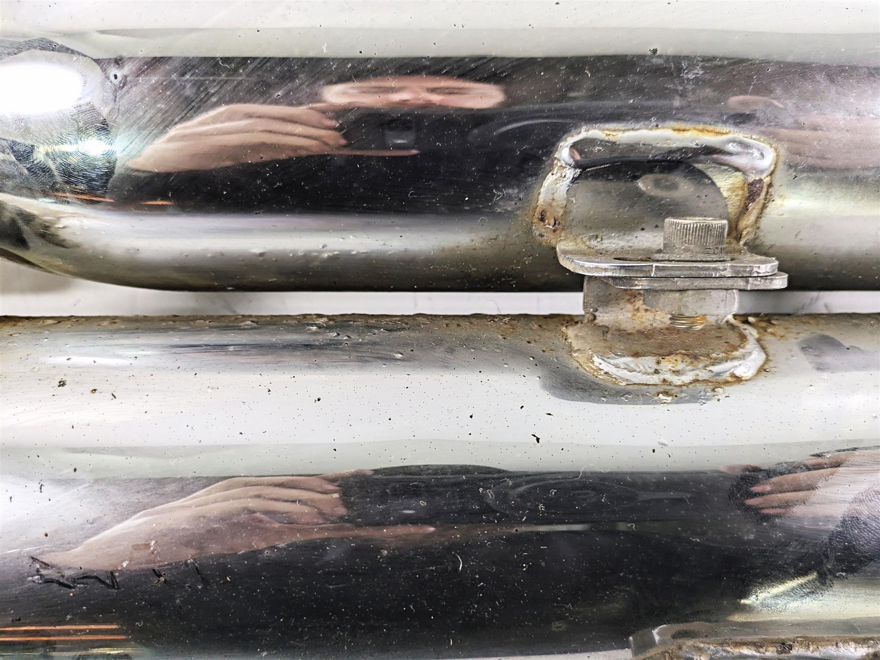 2004 Victory Kingpin Exhaust Muffler Silencer Slash Cut Set {{ shop.shopifyCountryName }} - Mototech271
